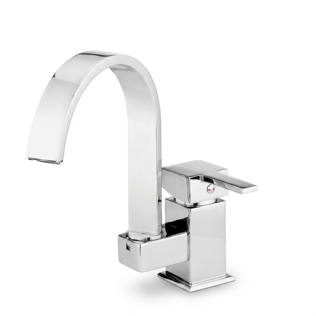 KARE SİDE MİX KUĞU LAVABO BATARYA